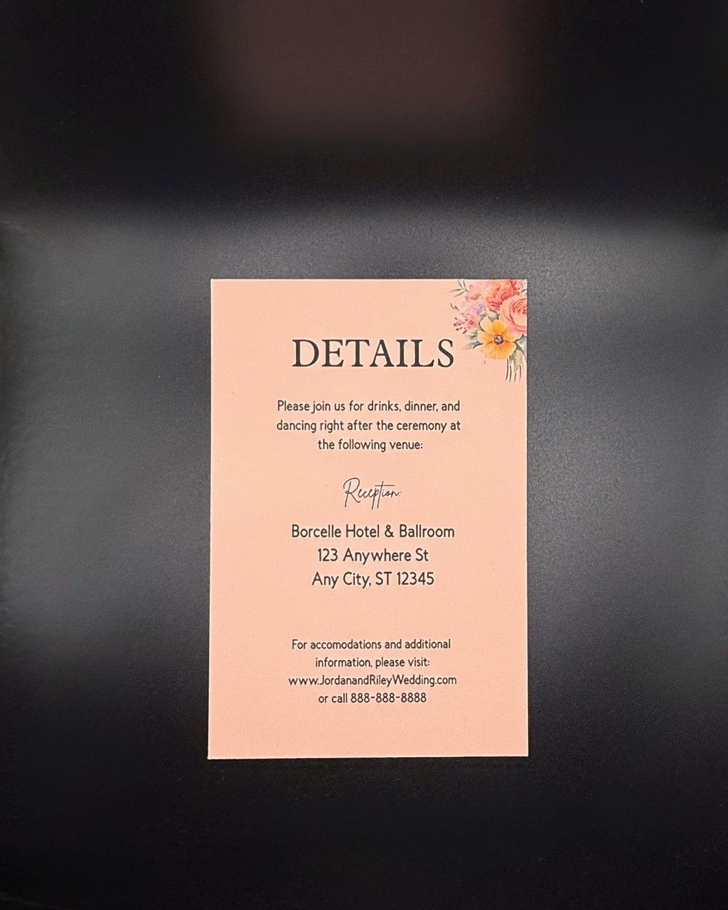 Pink Floral Wedding Suite - Set of 25 image 2