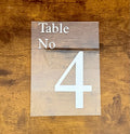 Acrylic Table Numbers 1-10 image 0