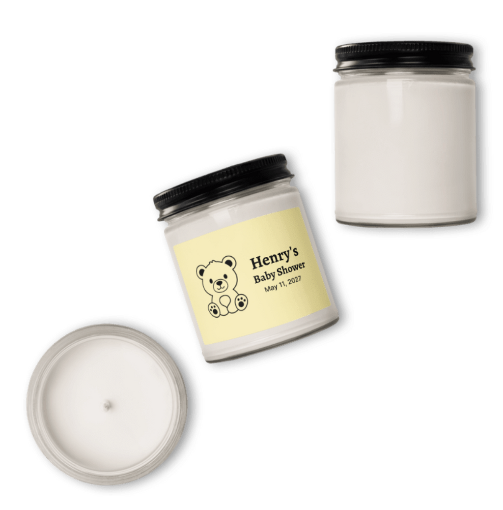 Teddy Bear Baby Shower Candle image 7