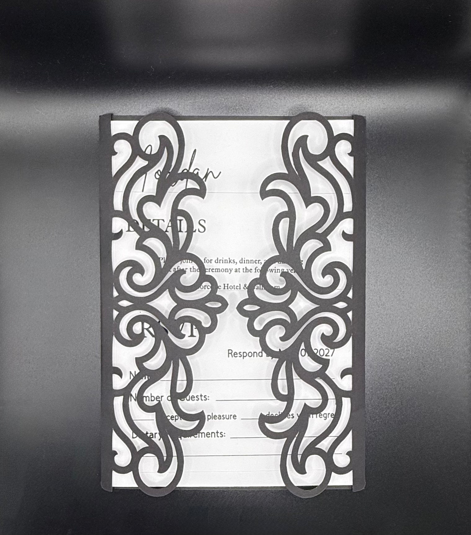 Gatefold Invitation Sleeve - Set of 25 image 3