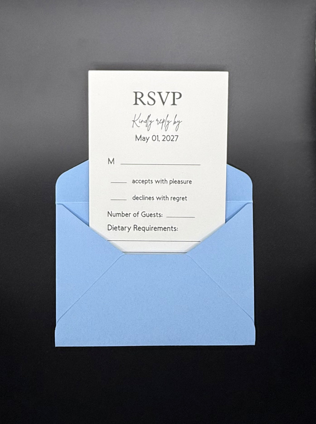 Blue Floral Wedding Suite - Set of 25 image 11