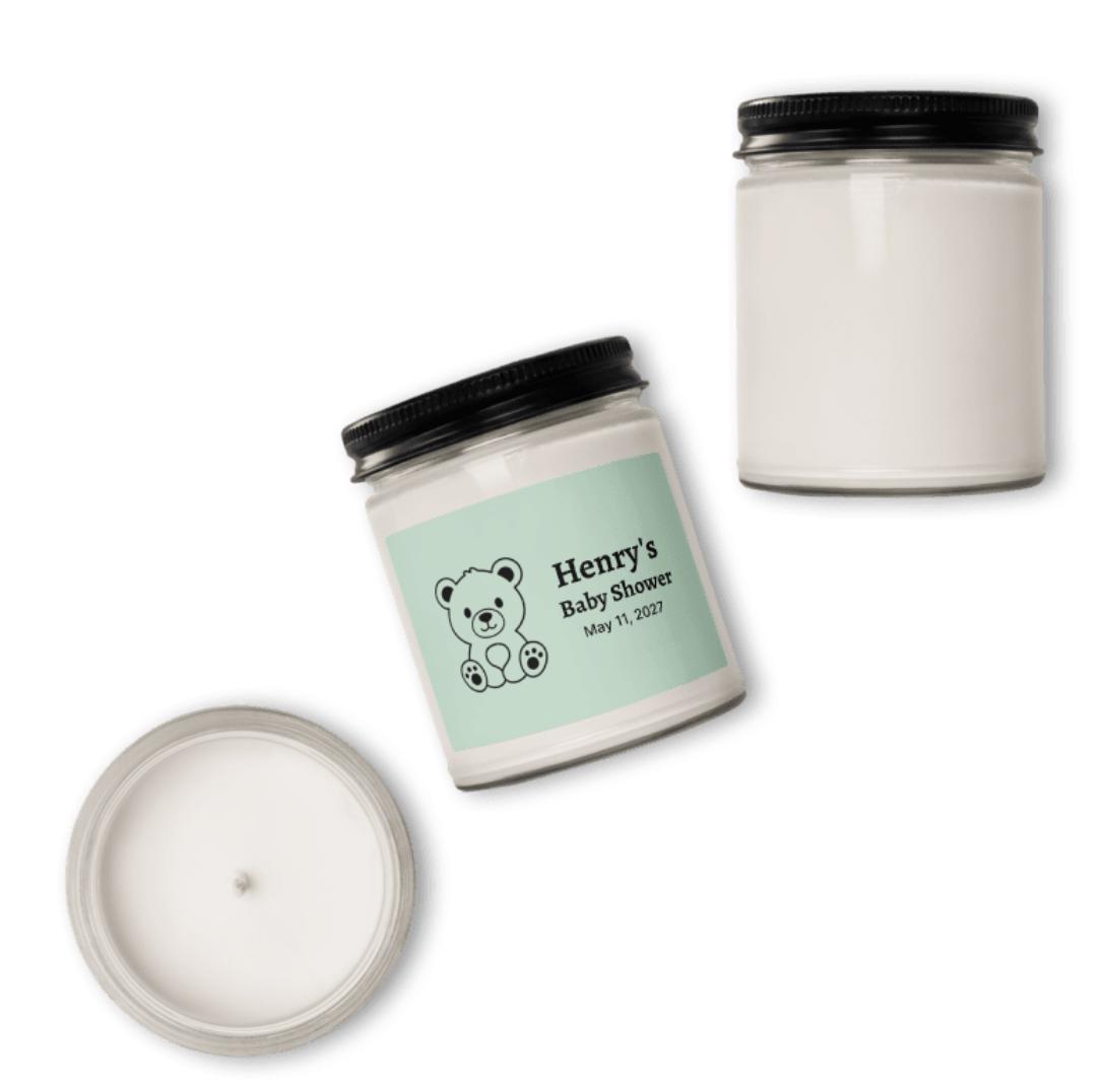 Teddy Bear Baby Shower Candle image 6