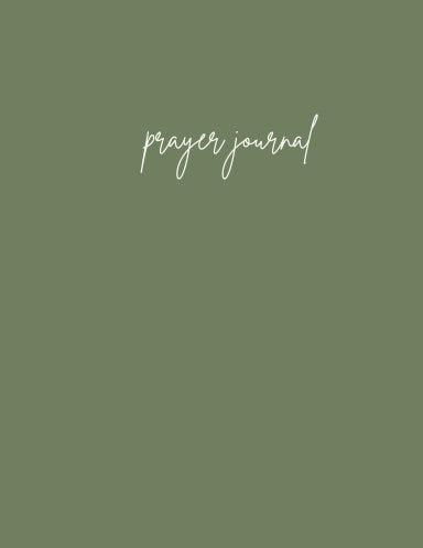 Prayer Journal Green image 0