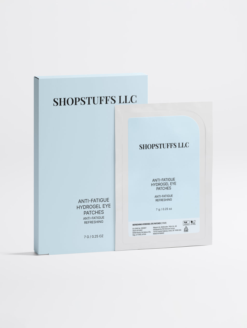 Anti-Fatigue Hydrogel Eye Patches