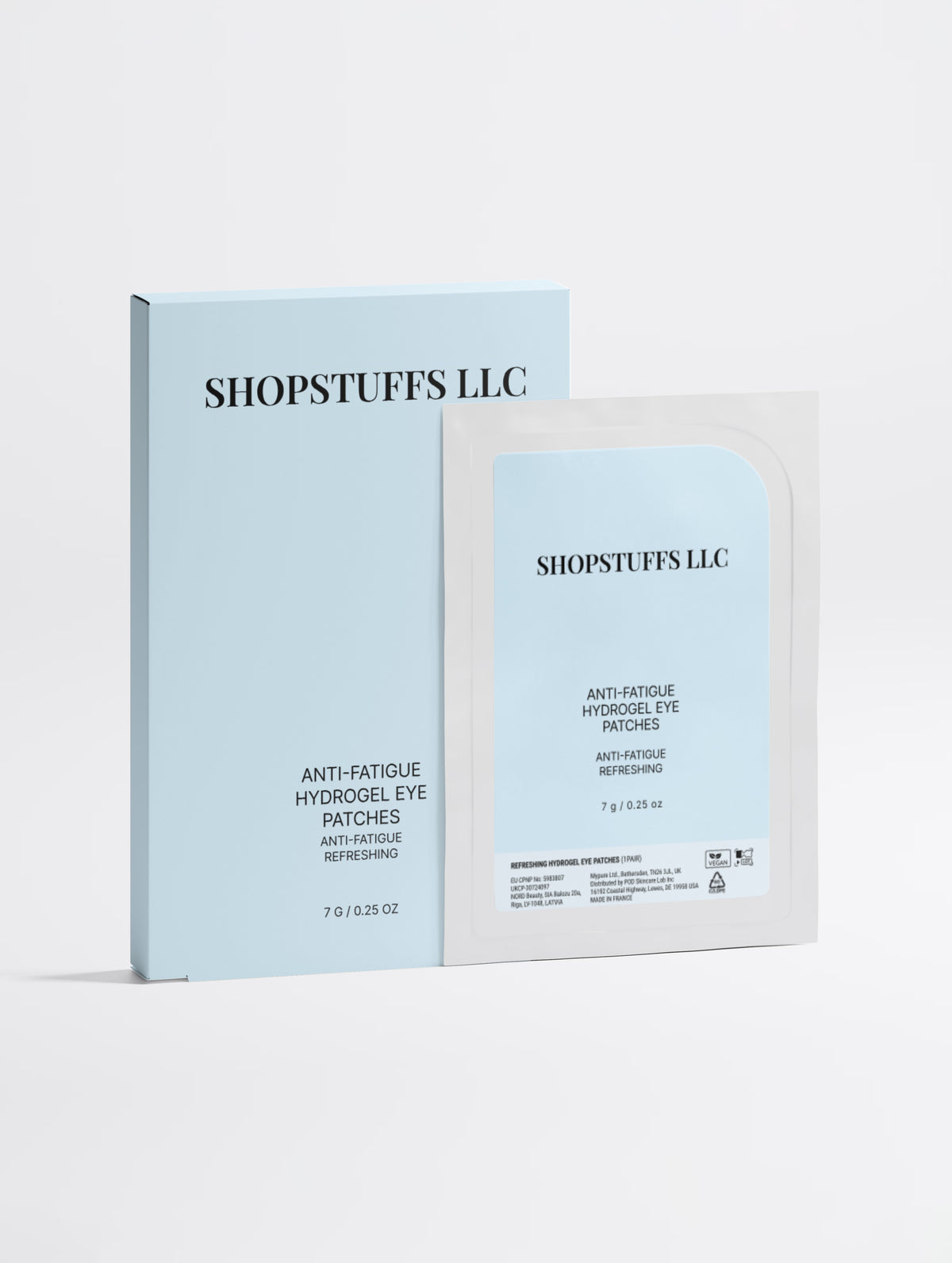 Anti-Fatigue Hydrogel Eye Patches