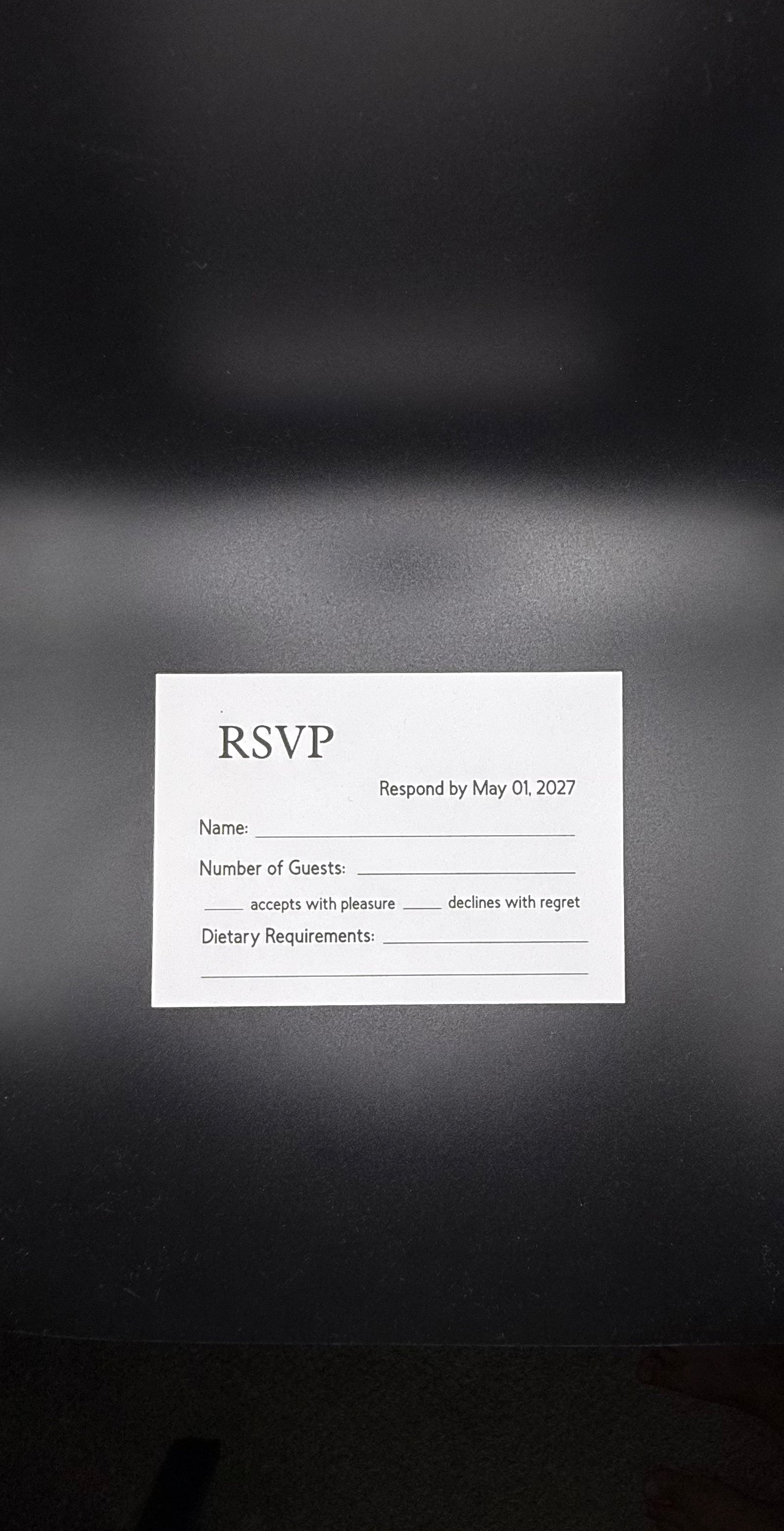 Black and White Modern Wedding Suite - Set of 25 image 6
