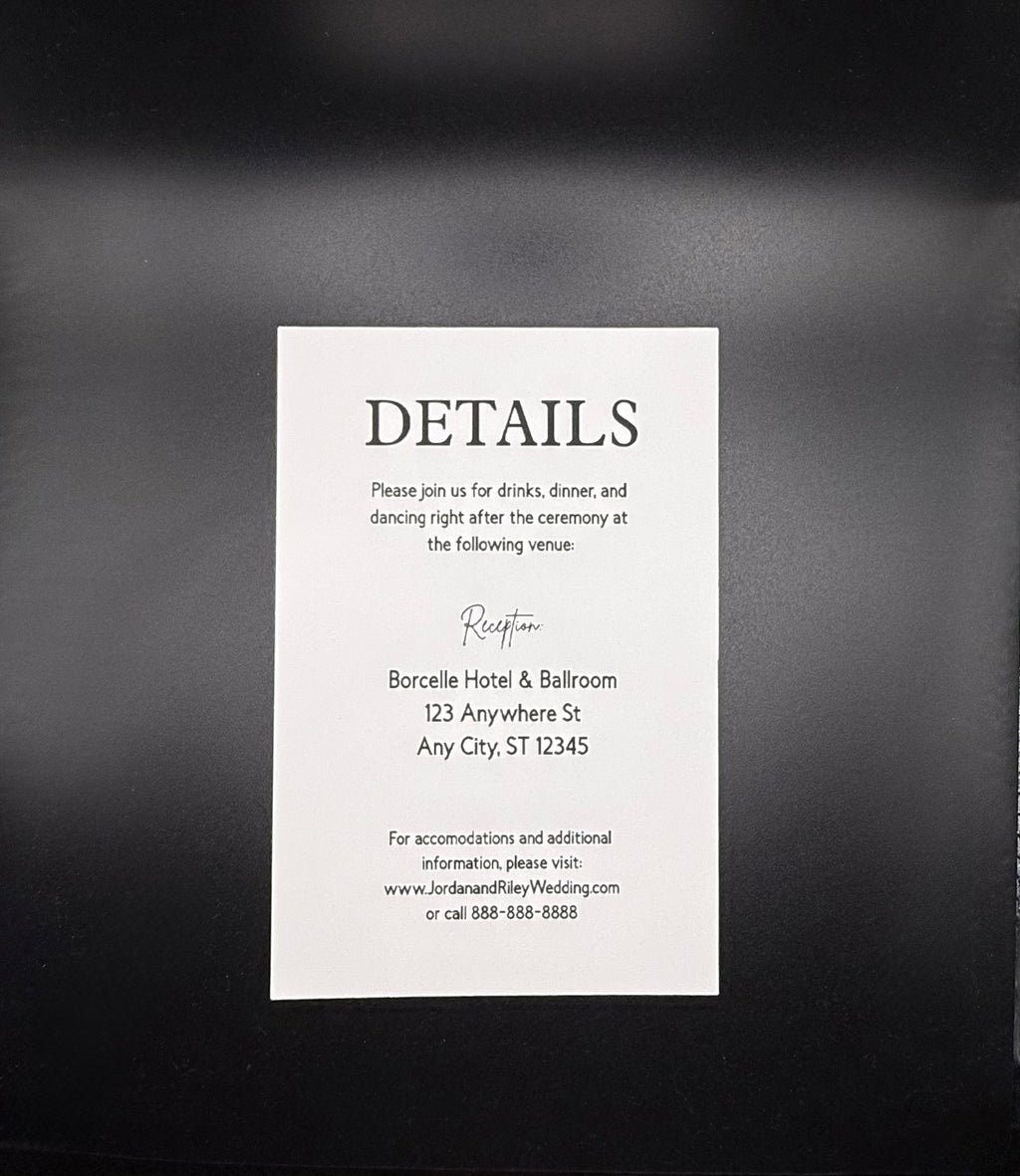 Black and White Modern Wedding Suite - Set of 25 image 4