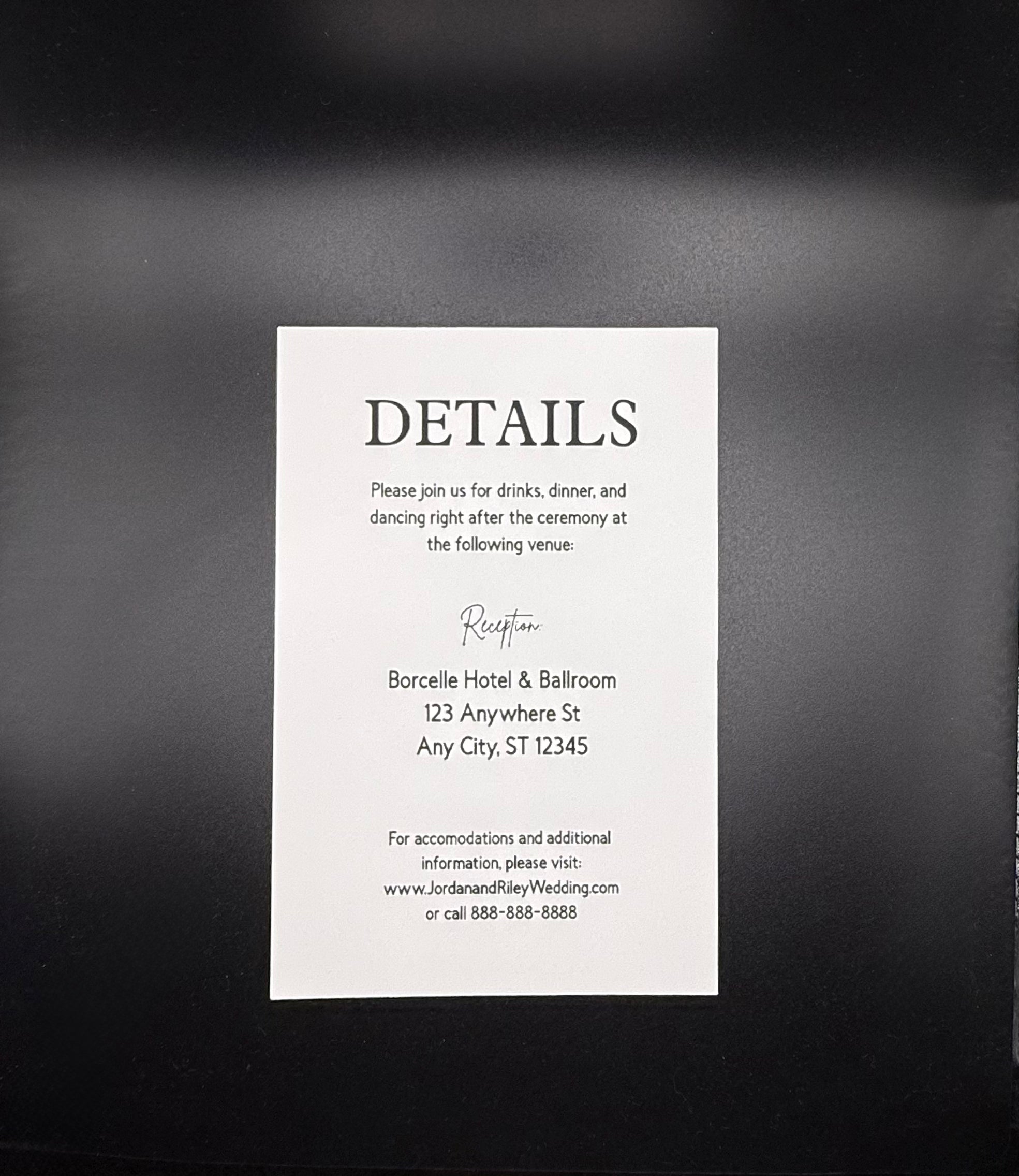 Black and White Modern Wedding Suite - Set of 25 image 4