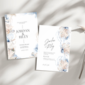 Ocean Treasures Wedding Invitation Suite Template
