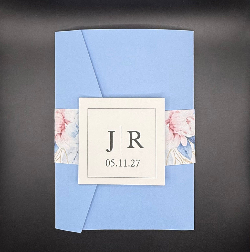 Trifold Wedding Invitation Sleeve - Set of 25 image 2