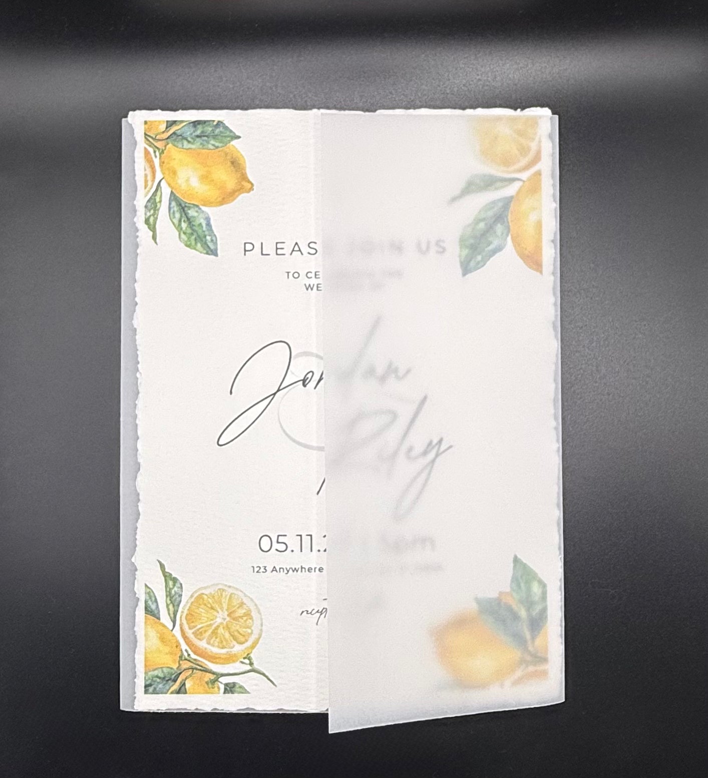 Frosted Invitation Sleeve - Set of 25 image 0