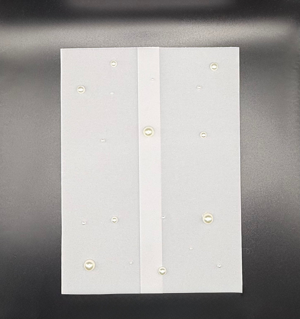 Pearl Frosted Invitation Sleeve - Set of 25 image 1
