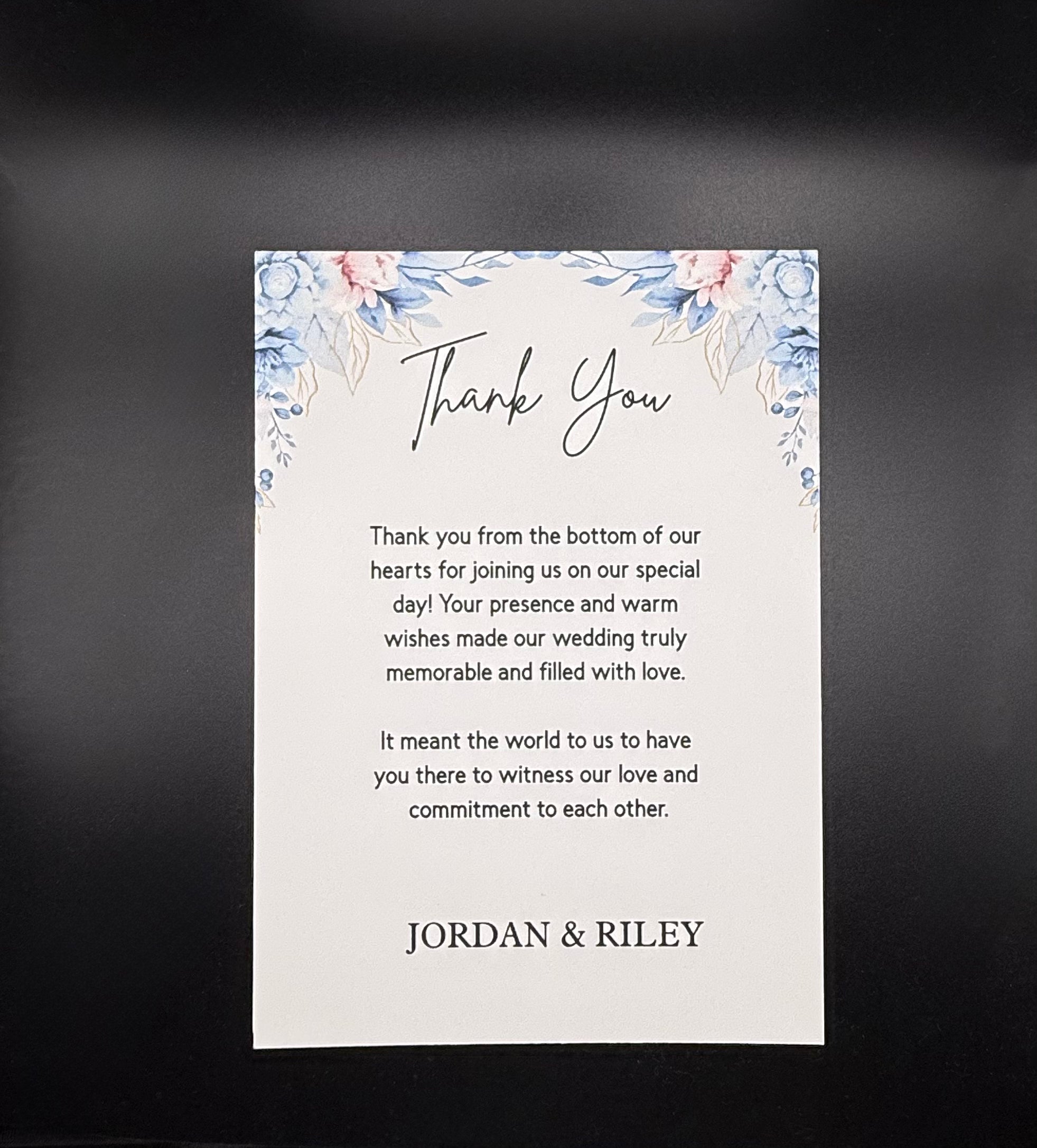 Blue Floral Wedding Suite - Set of 25 image 6