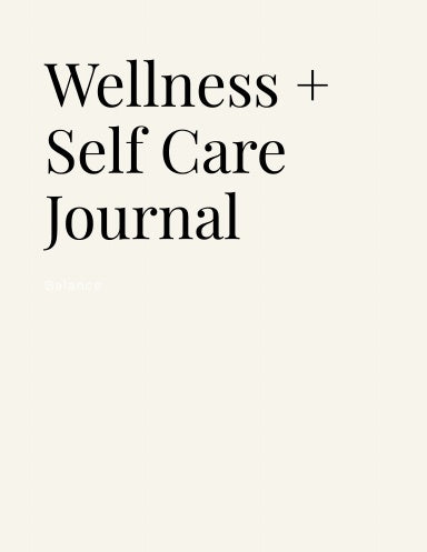 Wellness and Self Care Planner Physical image 0