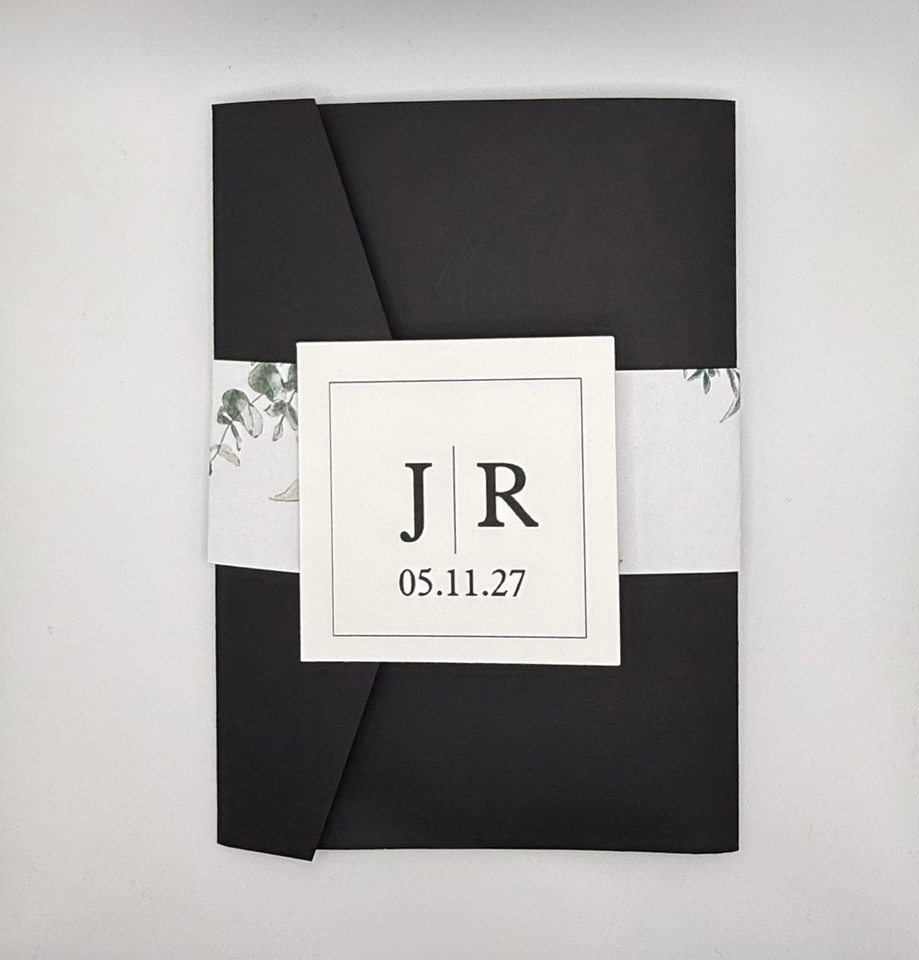 Invitation Belly Band - Set of 25 image 2