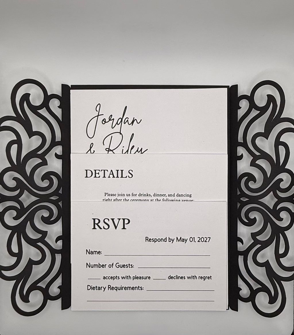 Gatefold Invitation Sleeve - Set of 25 image 1