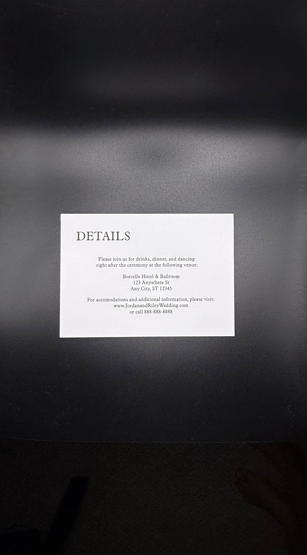 Black and White Modern Wedding Suite - Set of 25 image 7