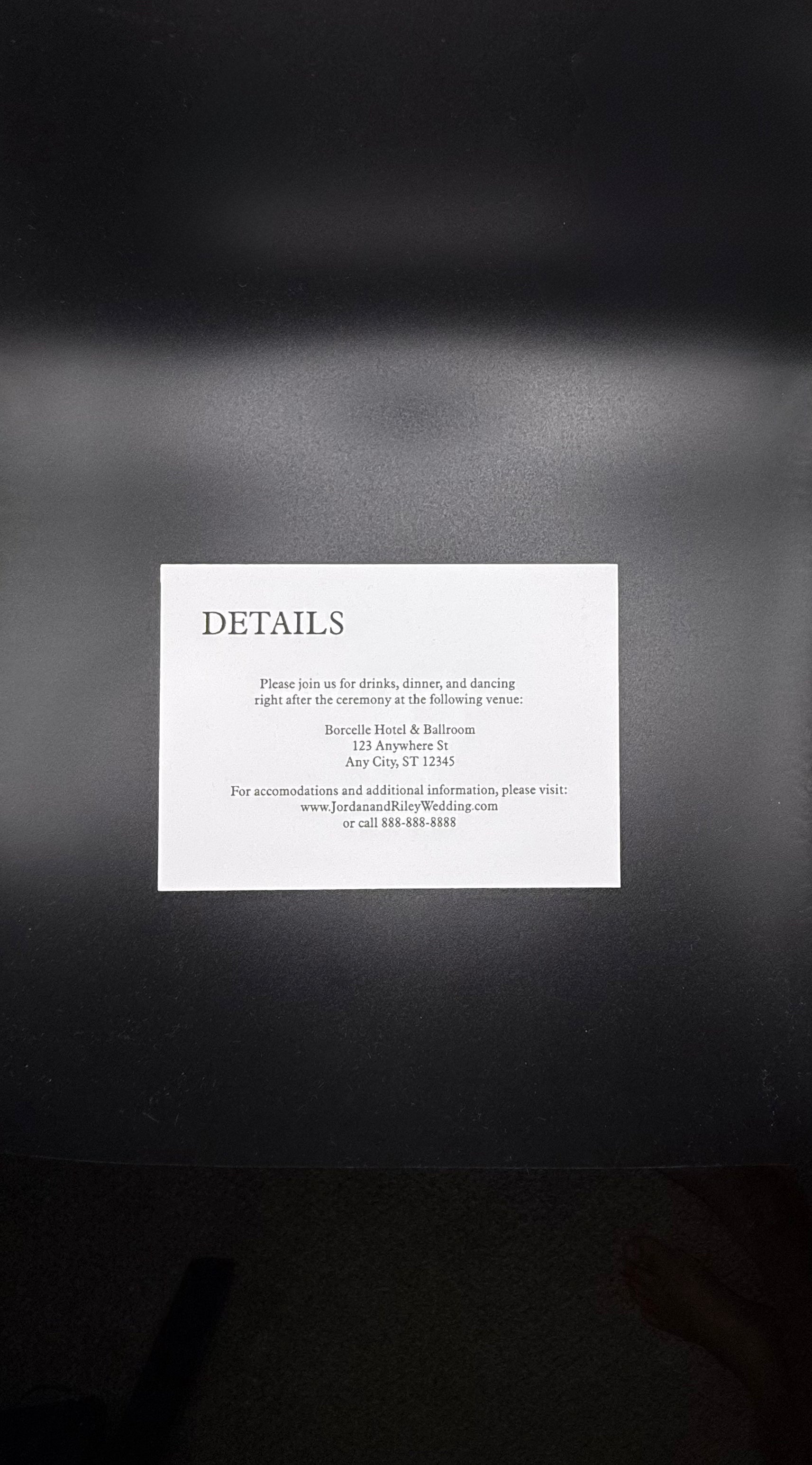 Black and White Modern Wedding Suite - Set of 25 image 7