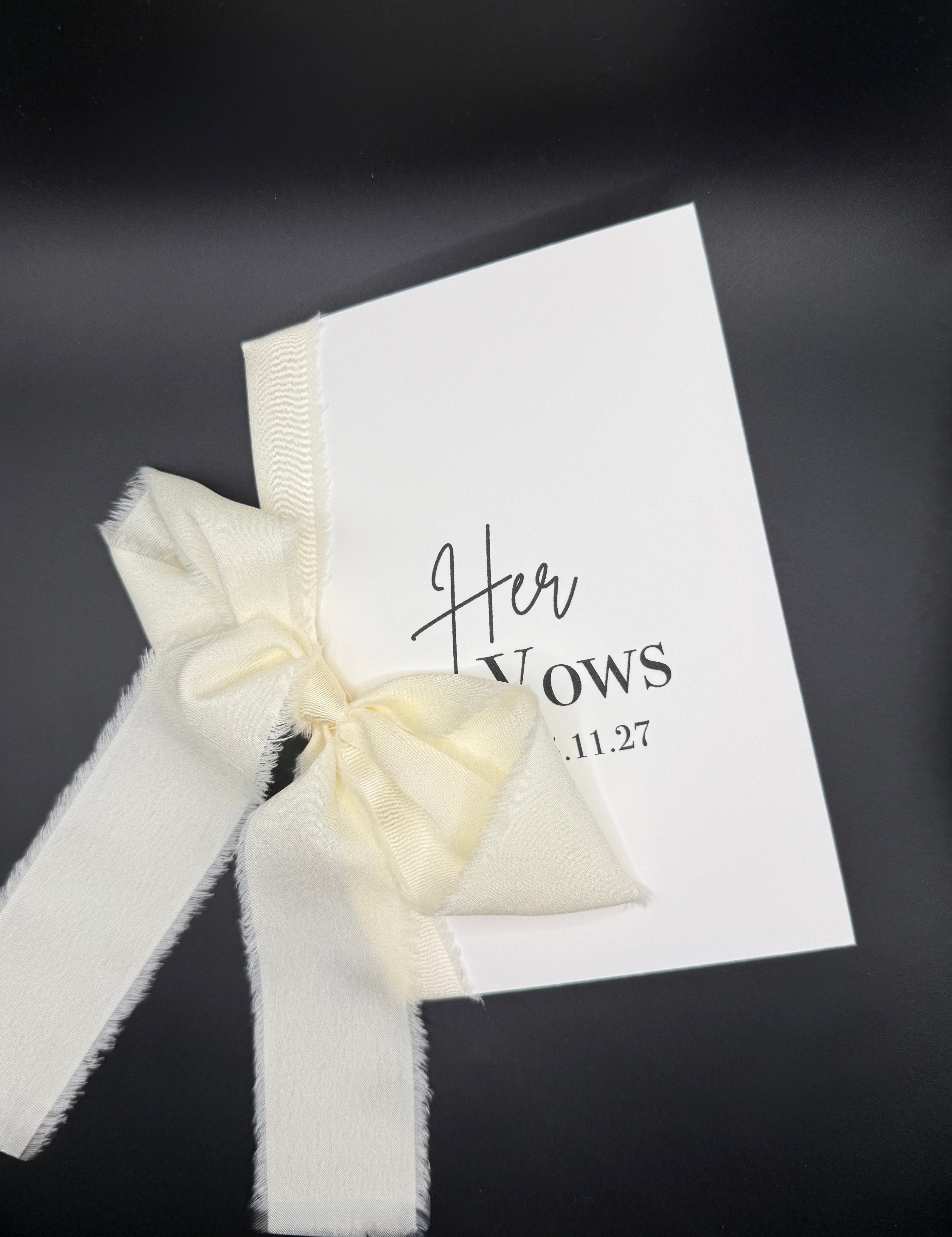 Handmade Wedding Vow Book image 4