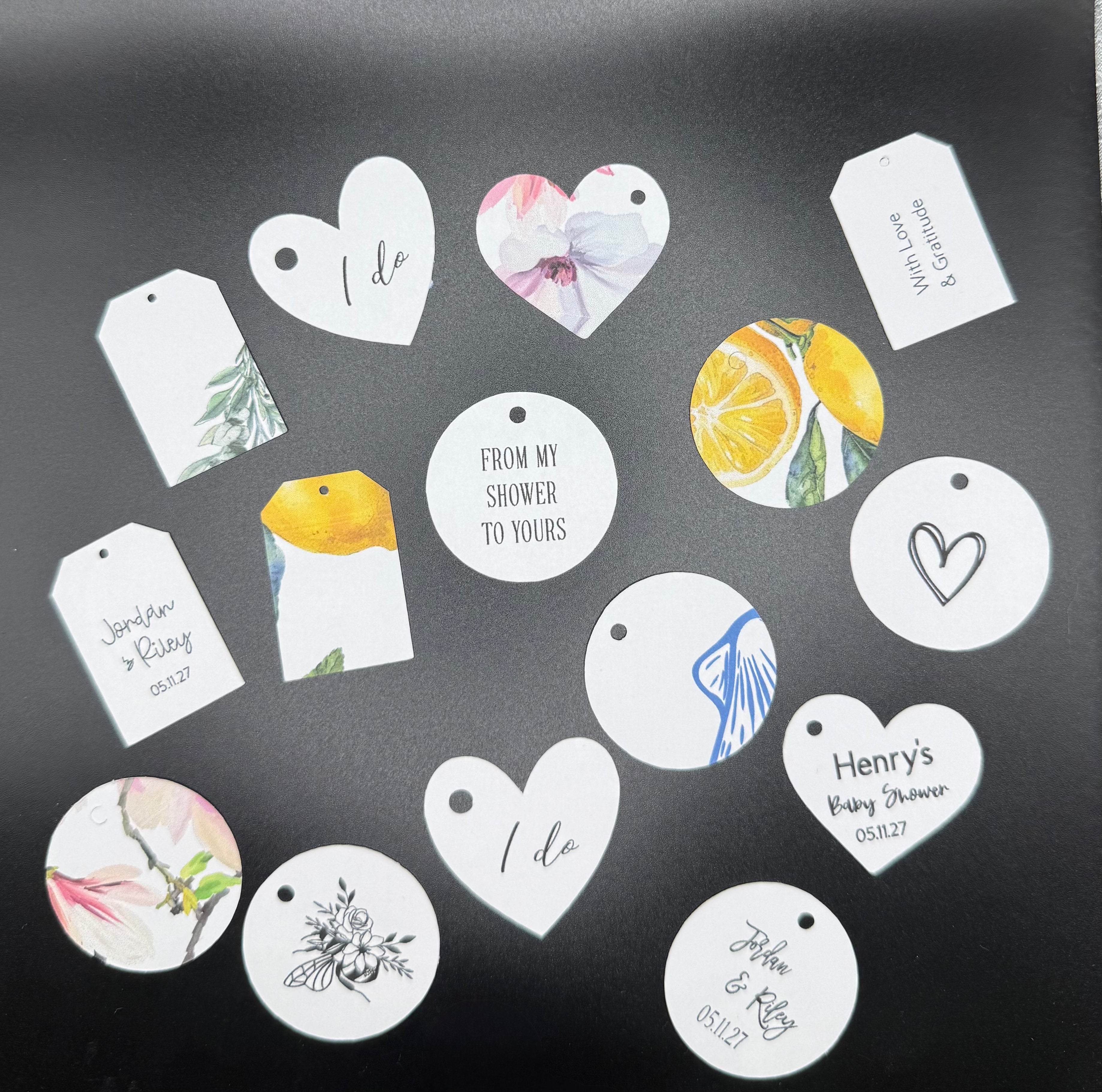 Personalized Favor Tags - Set of 25 image 0