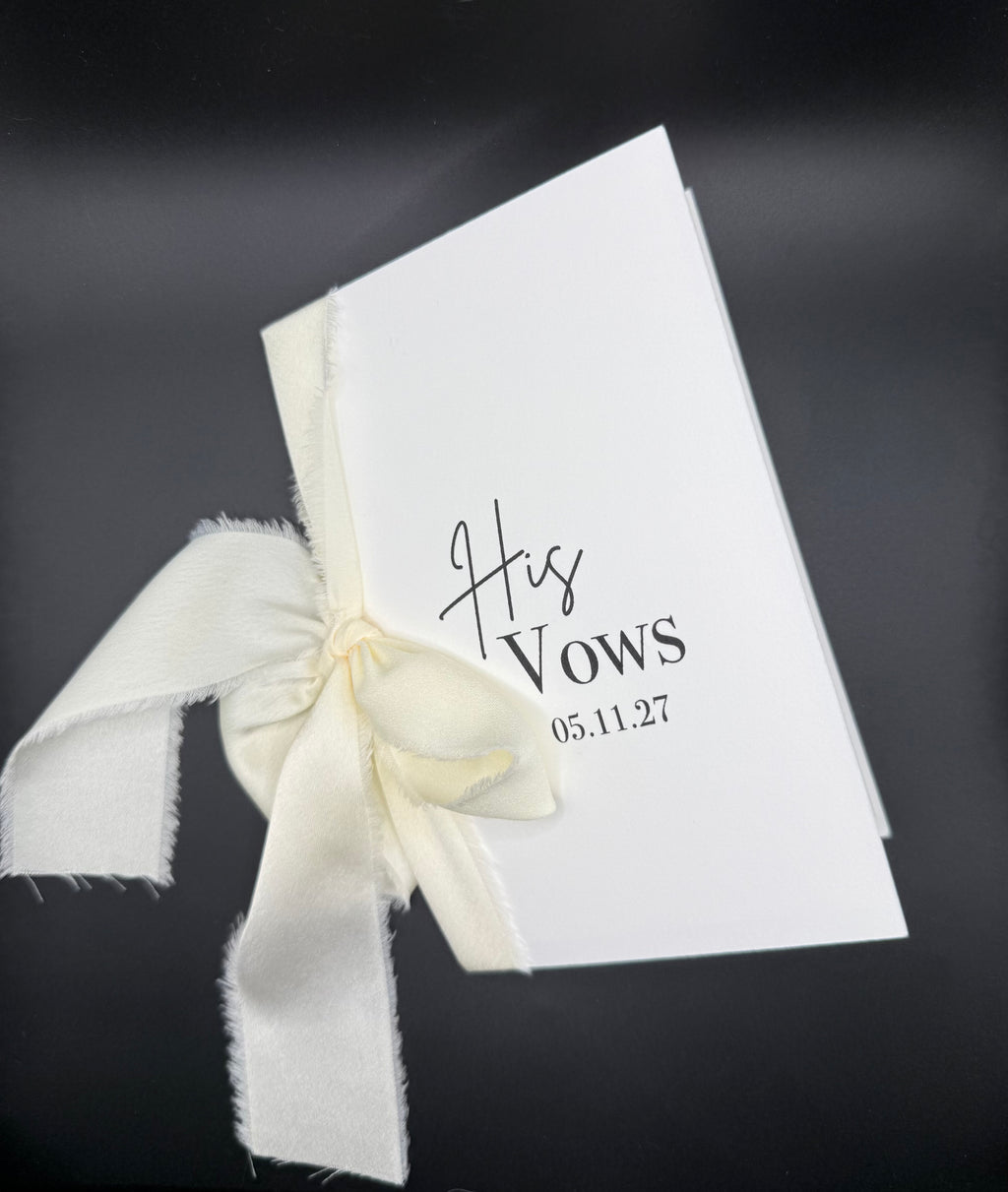 Handmade Wedding Vow Book image 5