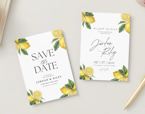 Limoncello Wedding Suite Template
