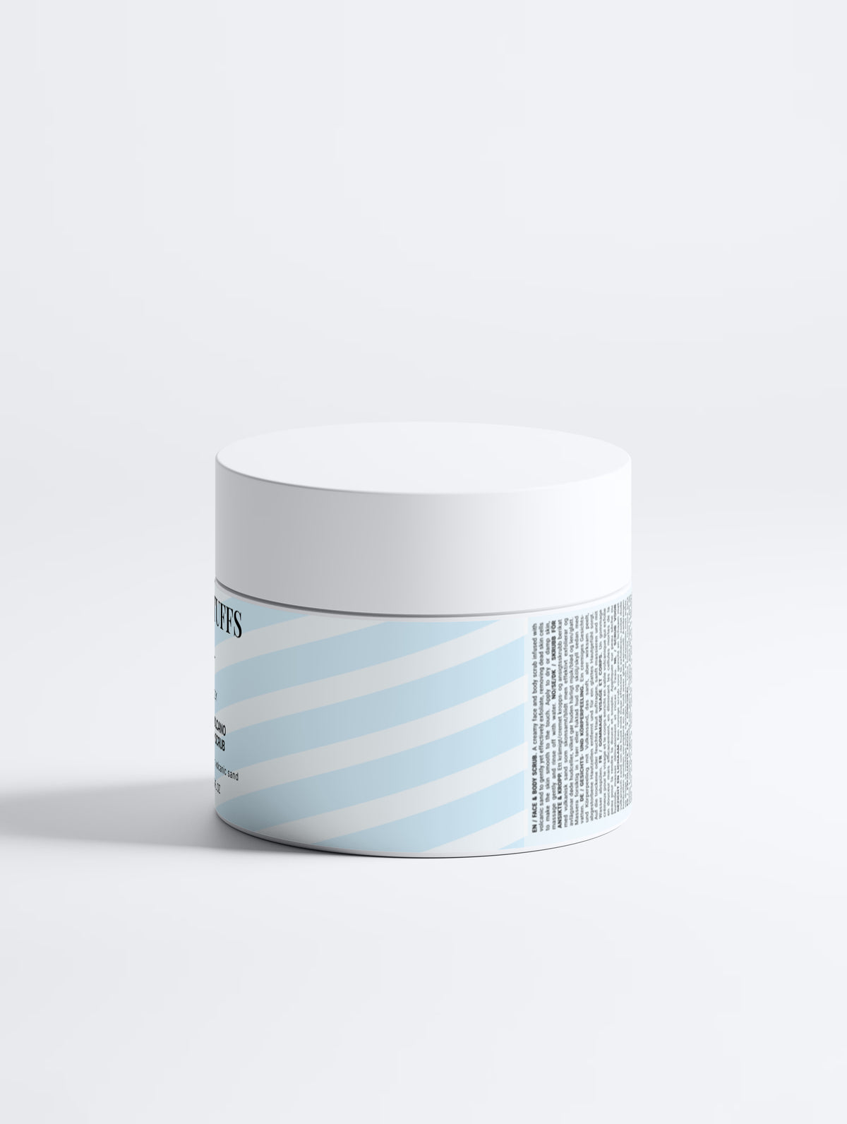Icelandic Volcano Face & Body Scrub - Icelandic Volcano face and body scrub jar, view 2