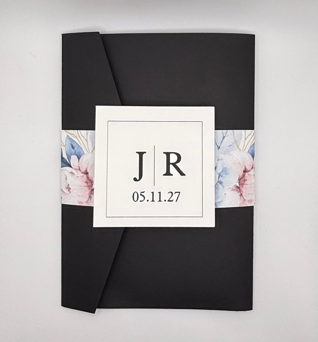 Black and White Modern Wedding Suite - Set of 25 image 13