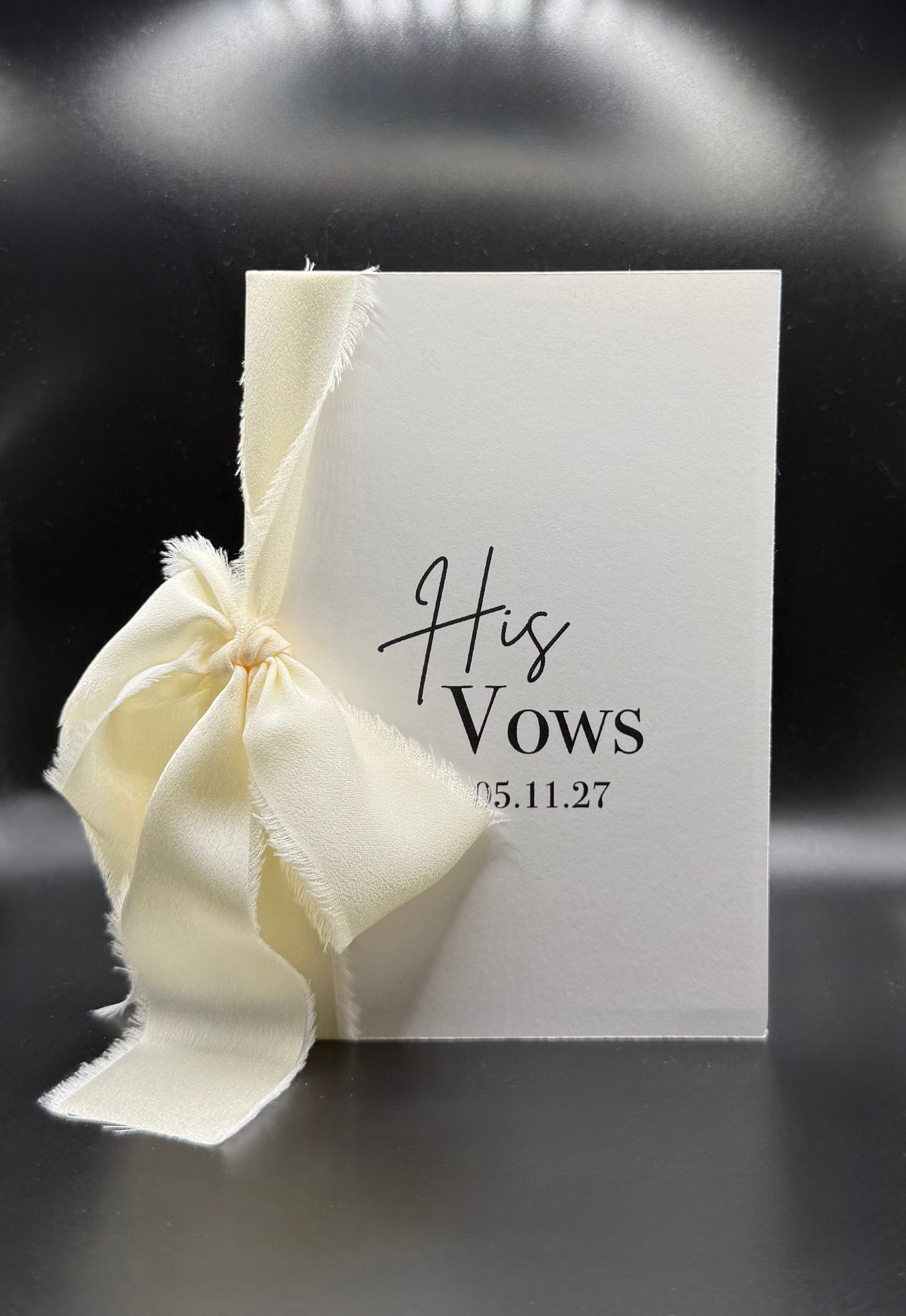 Handmade Wedding Vow Book image 3