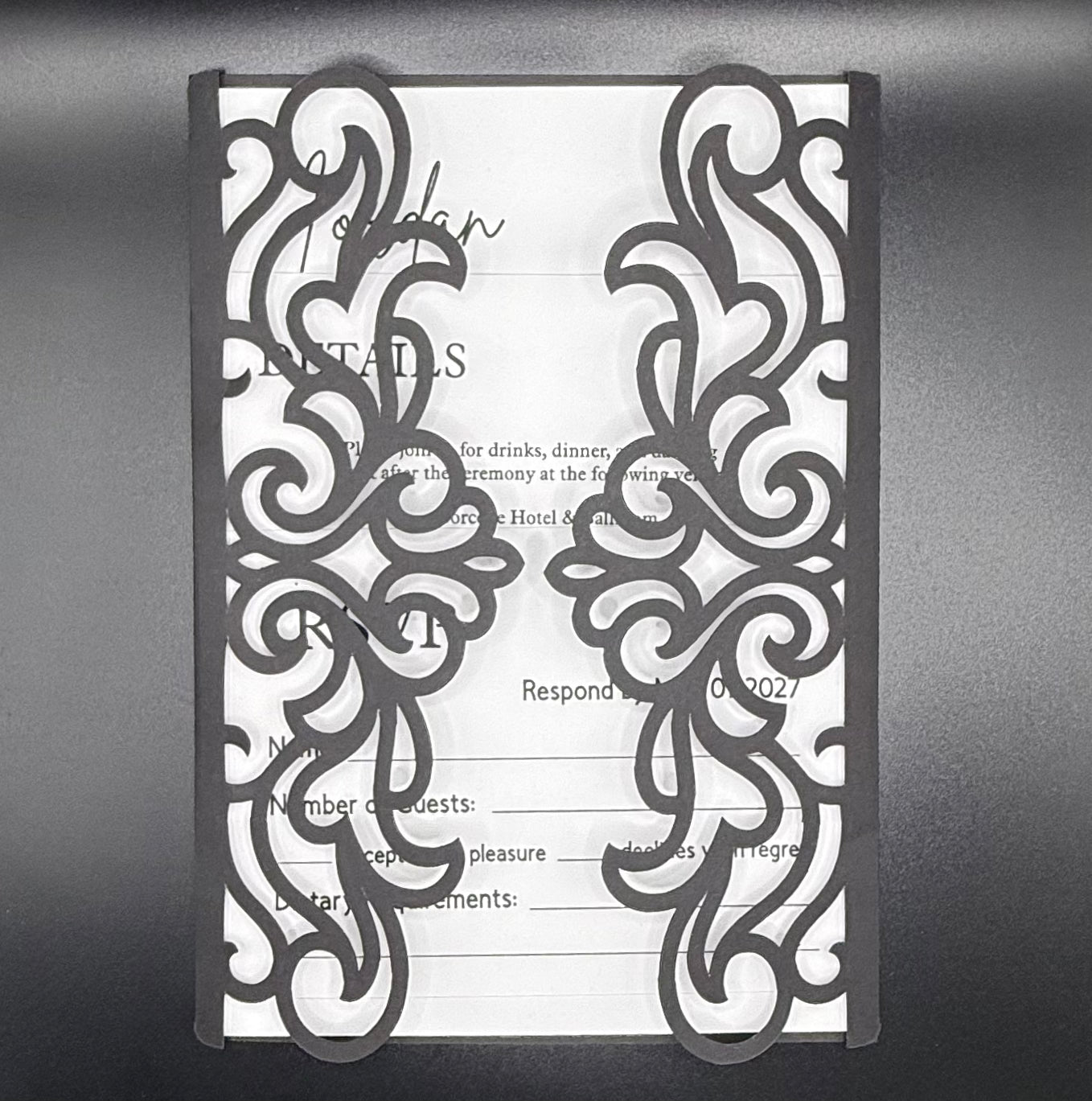 Gatefold Invitation Sleeve - Set of 25 image 0