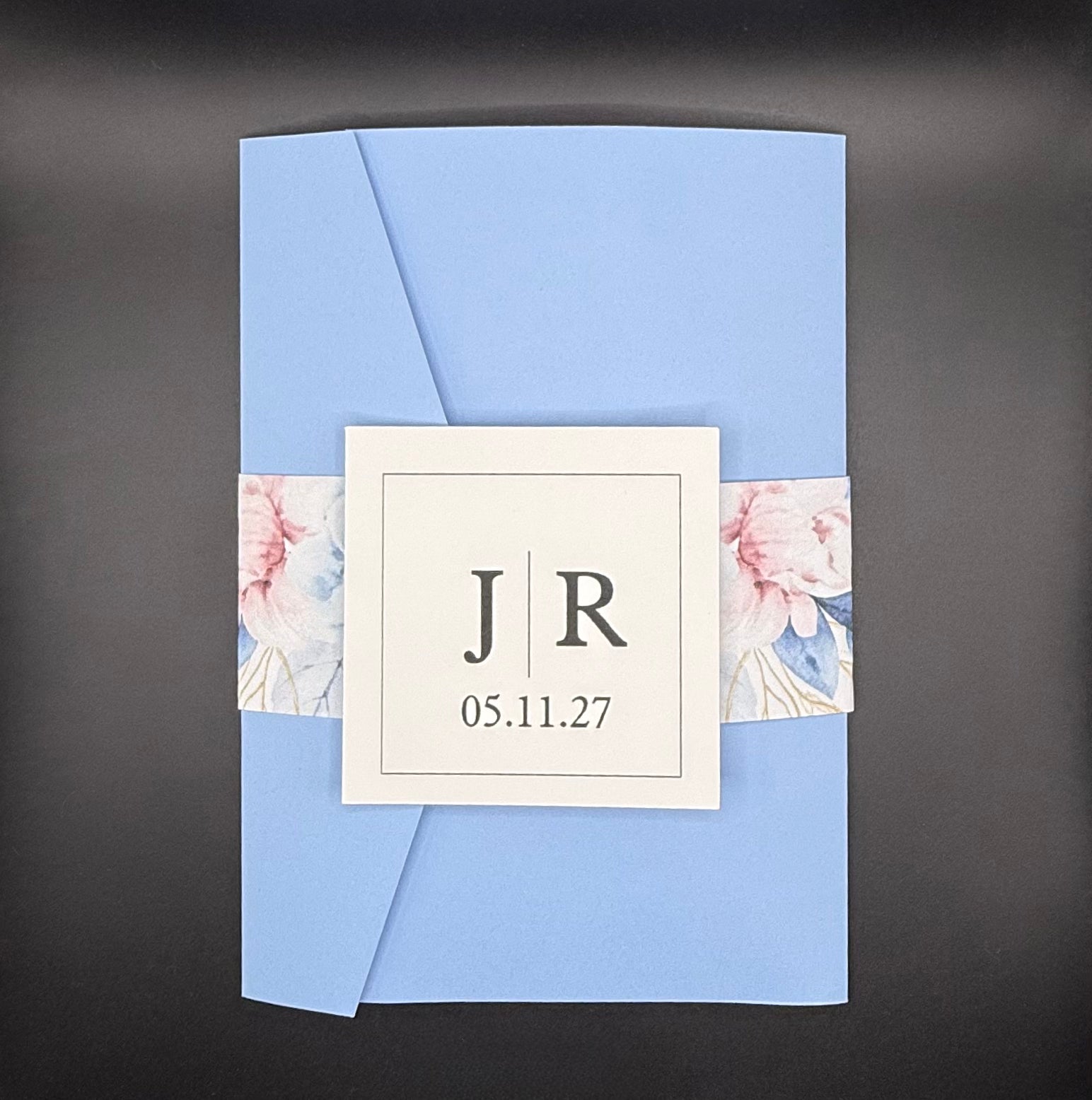 Blue Floral Wedding Suite - Set of 25 image 10