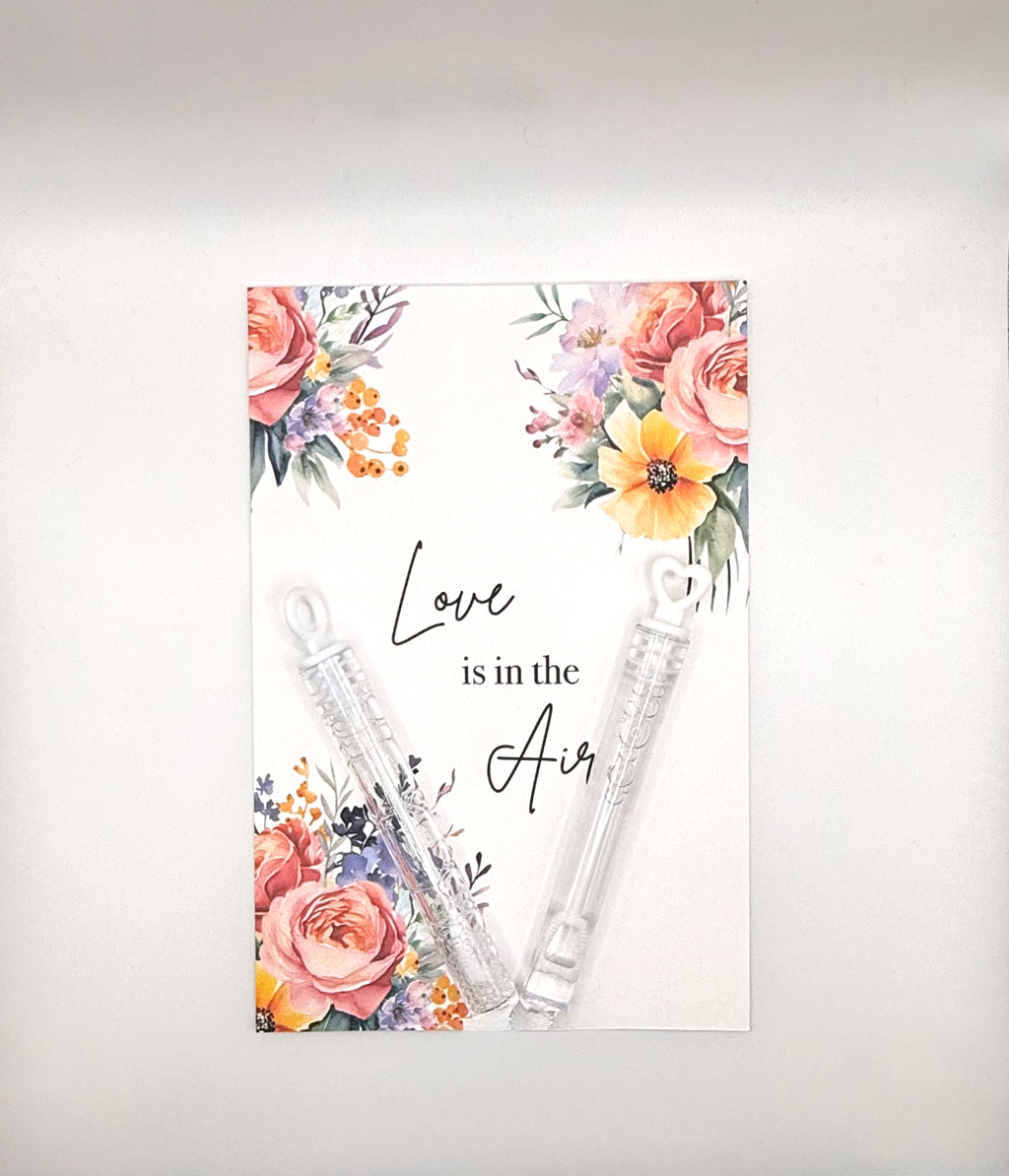 Love Is in the Air Bubble Wands  - Set of 25 image 0