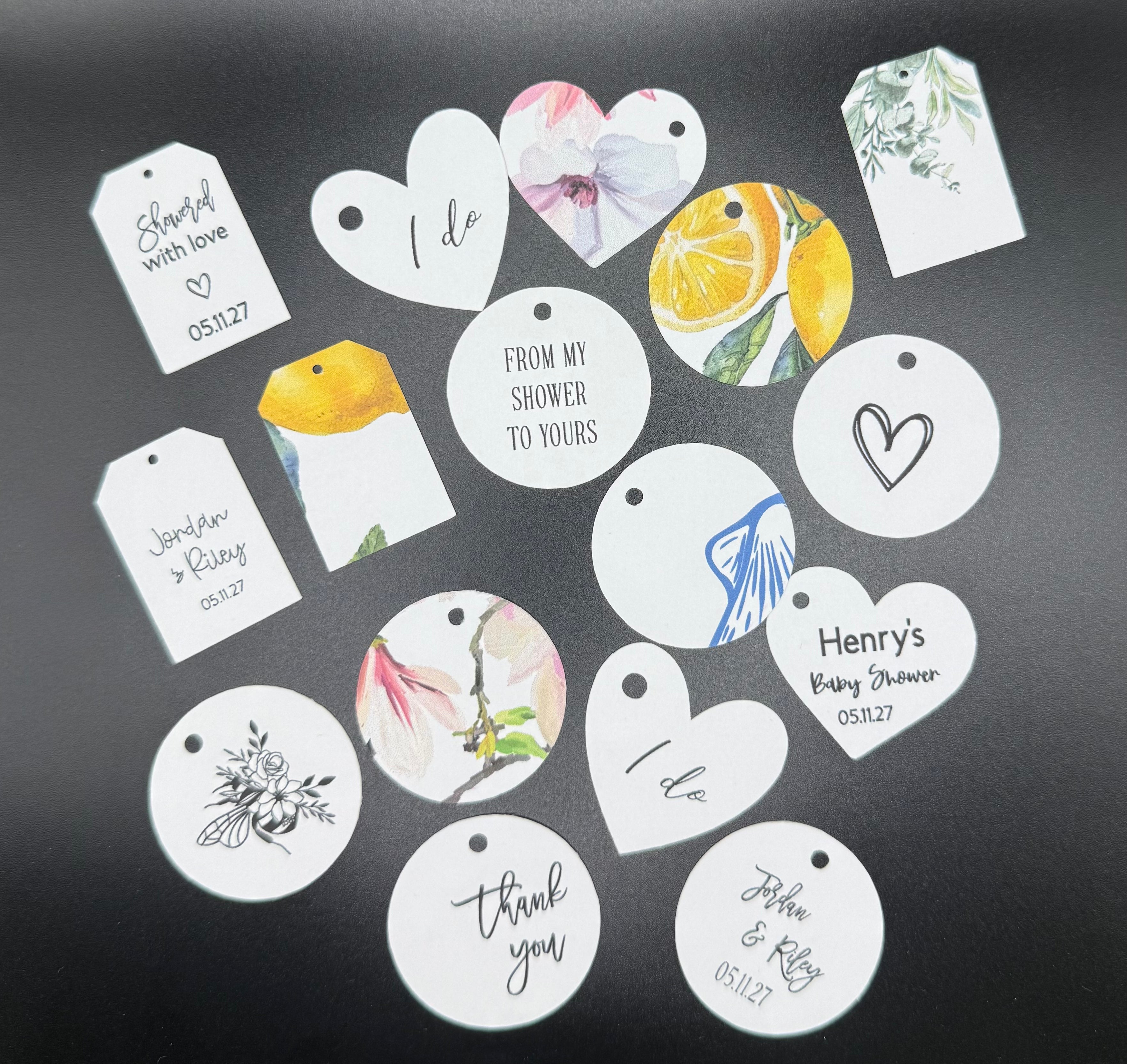 Personalized Favor Tags - Set of 25 image 1