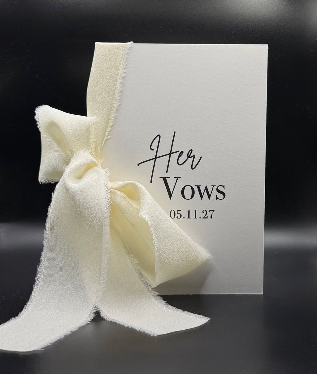 Handmade Wedding Vow Book image 2