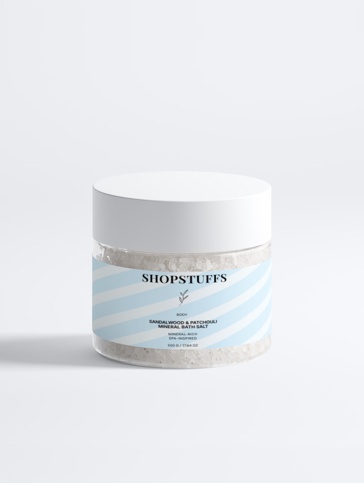 Sandalwood & Patchouli Mineral Bath Salts - Sandalwood and patchouli mineral bath salts