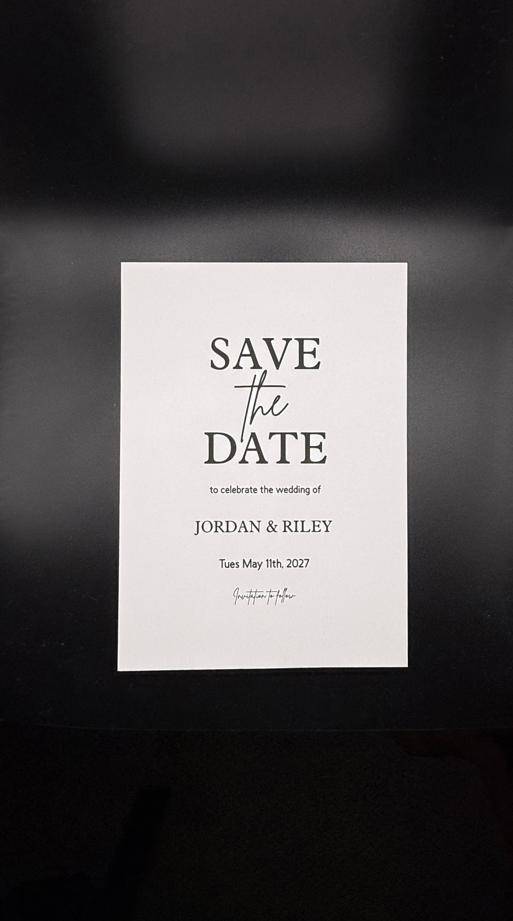 Black and White Modern Wedding Suite - Set of 25 image 10