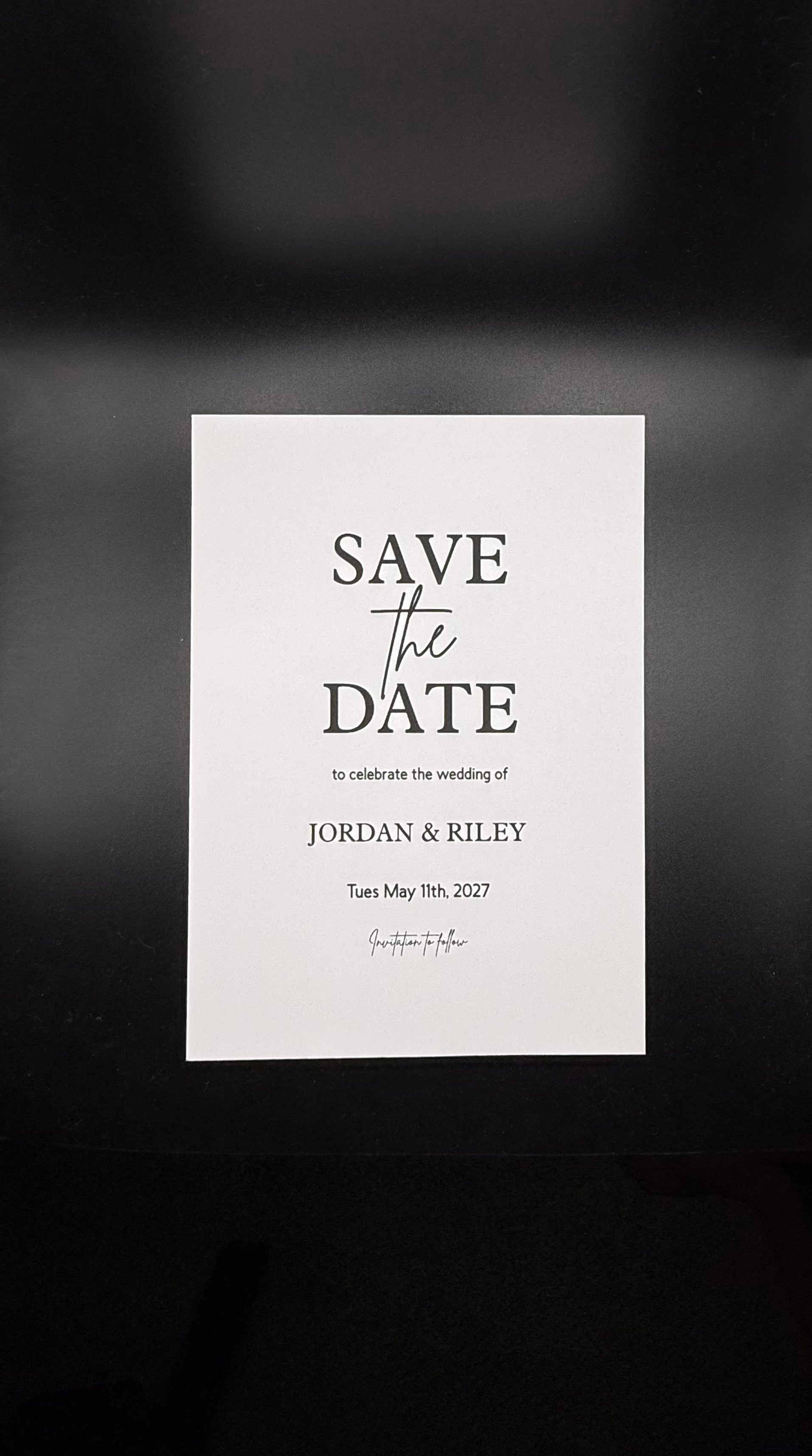 Black and White Modern Wedding Suite - Set of 25 image 10