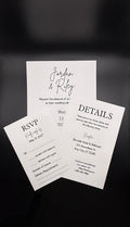 Black and White Modern Wedding Suite - Set of 25 image 0