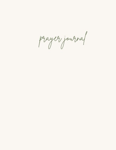 Prayer Journal Ivory image 0