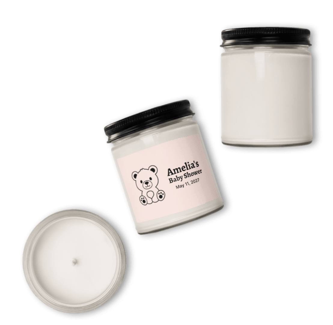 Teddy Bear Baby Shower Candle image 5
