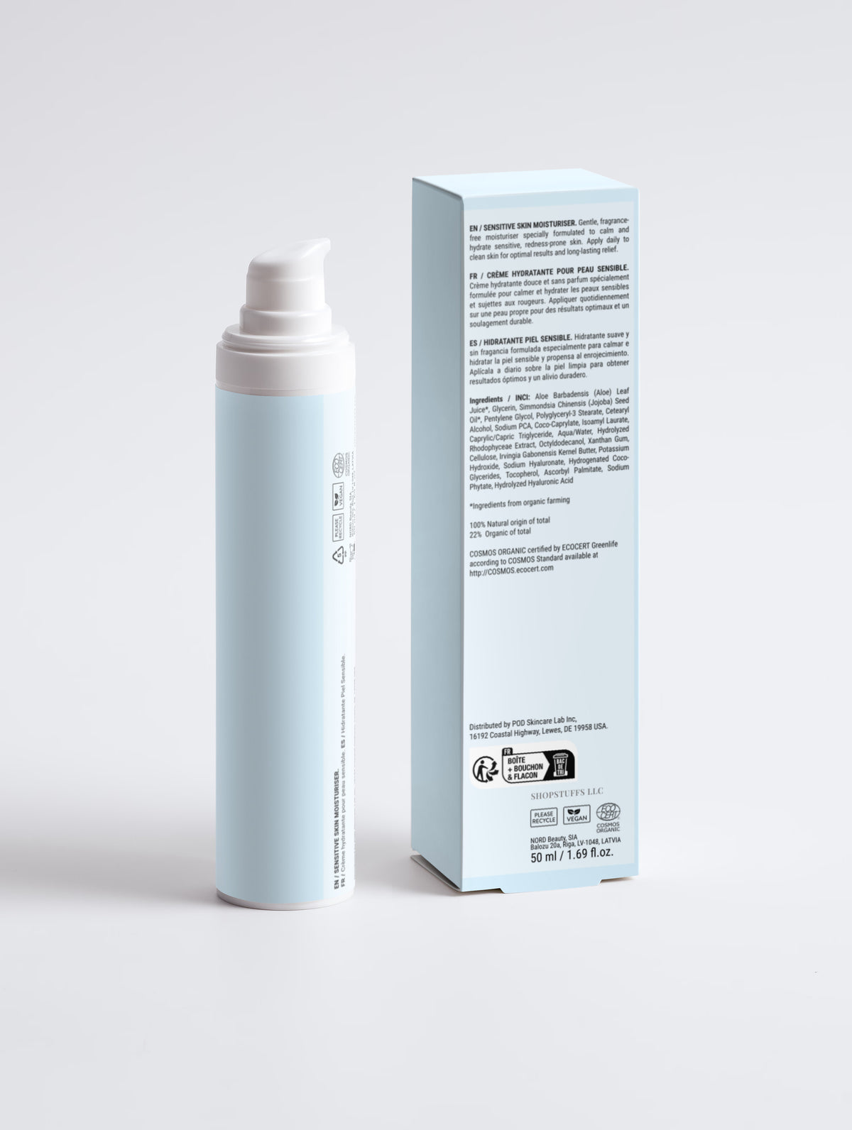 Sensitive Skin Moisturizer - Fragrance Free