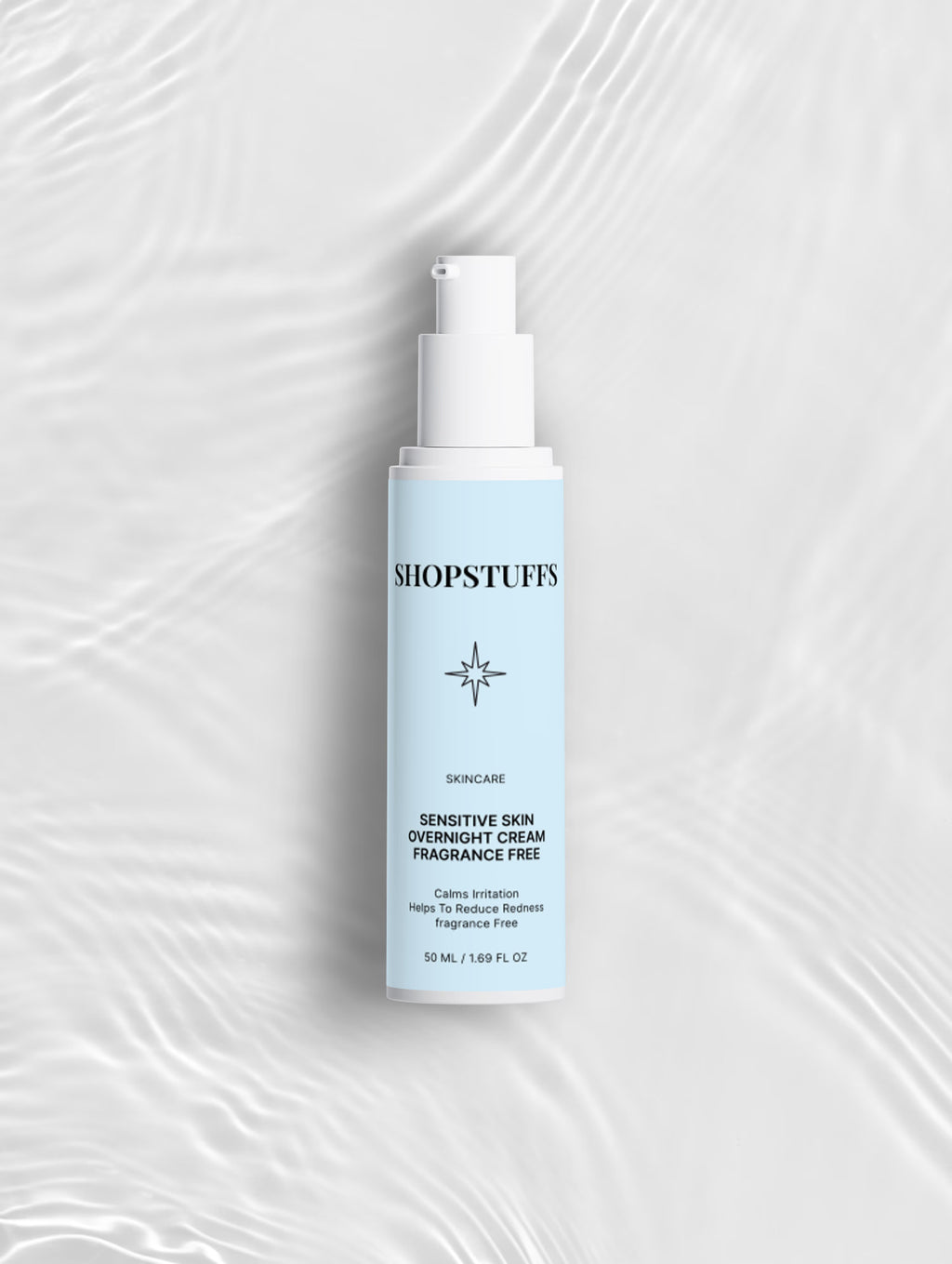 Sensitive Skin Overnight Cream, Fragrance Free