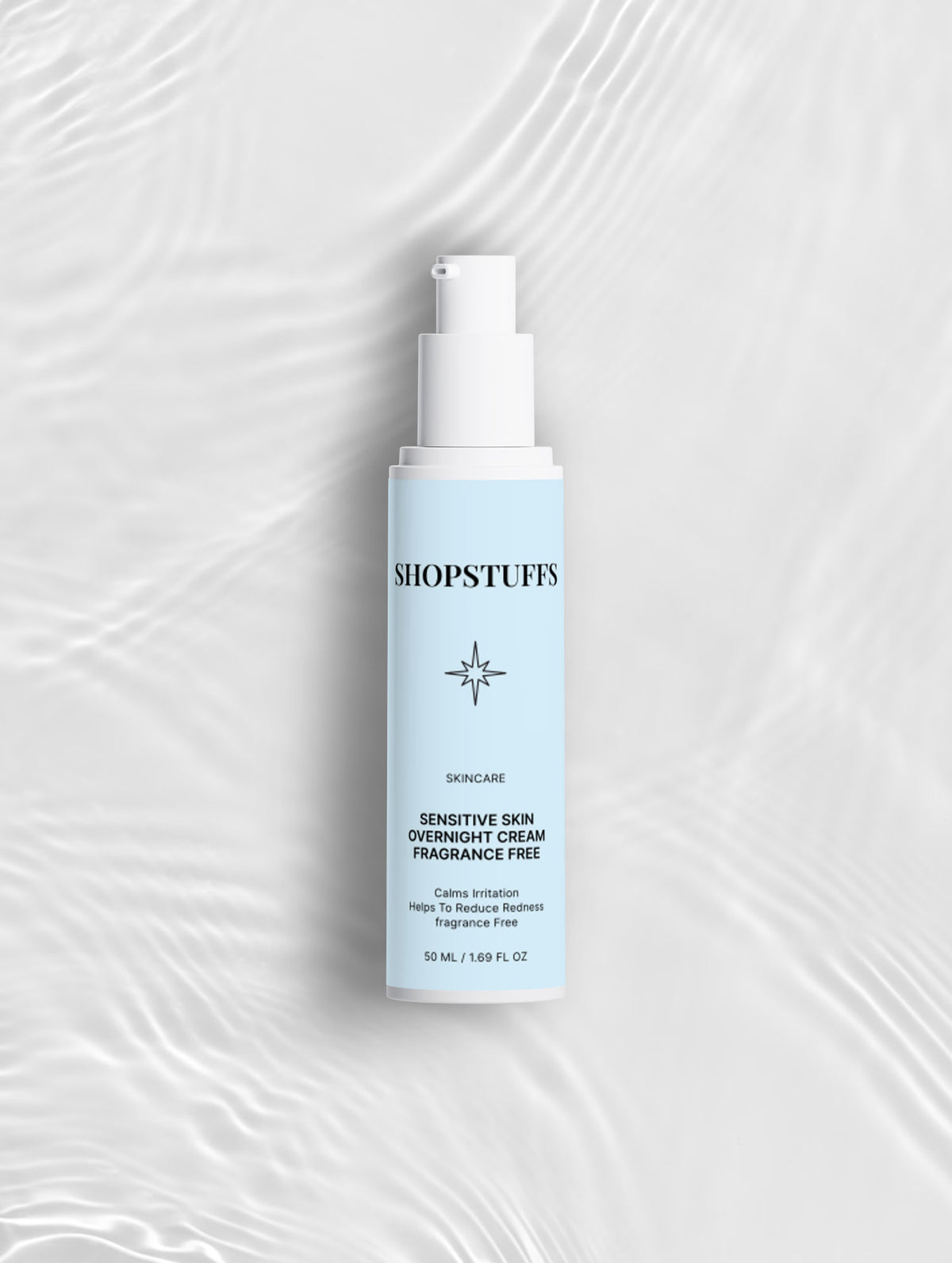 Sensitive Skin Overnight Cream, Fragrance Free