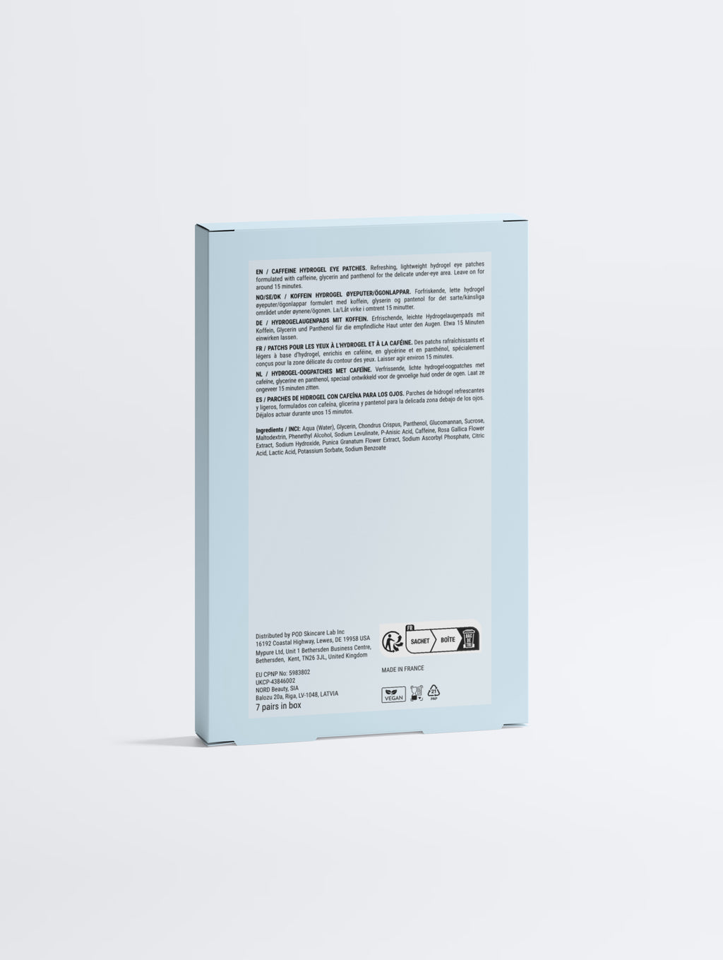 Caffeine + Vitamin C Energizing Hydrogel Eye Patches